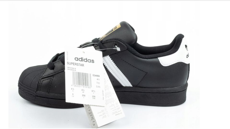 ADIDAS SUPERSTAR BLACK Gr 40 EU;UK6,5;NEU!OVP!UVP99€ jetzt 79€ in Köln