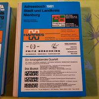 ADRESSBUCH STADT UND LANDKREIS NIENBURG / WESER 1981 & 1985 / 86 Niedersachsen - Landesbergen Vorschau