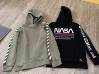 2x Pullover Hoodie 134/140 NASA Hummel oliv schwarz Stuttgart - Stuttgart-Ost Vorschau