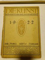 Heft Monatshefte für freie und angewandte Kunst 1922 Heft 5 Annaburg - Groß Naundorf Vorschau