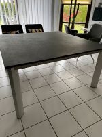 Unikat Eßtisch Granit Alu  Einzelanfertigung Grau 150 cm x 150 c Nordrhein-Westfalen - Paderborn Vorschau