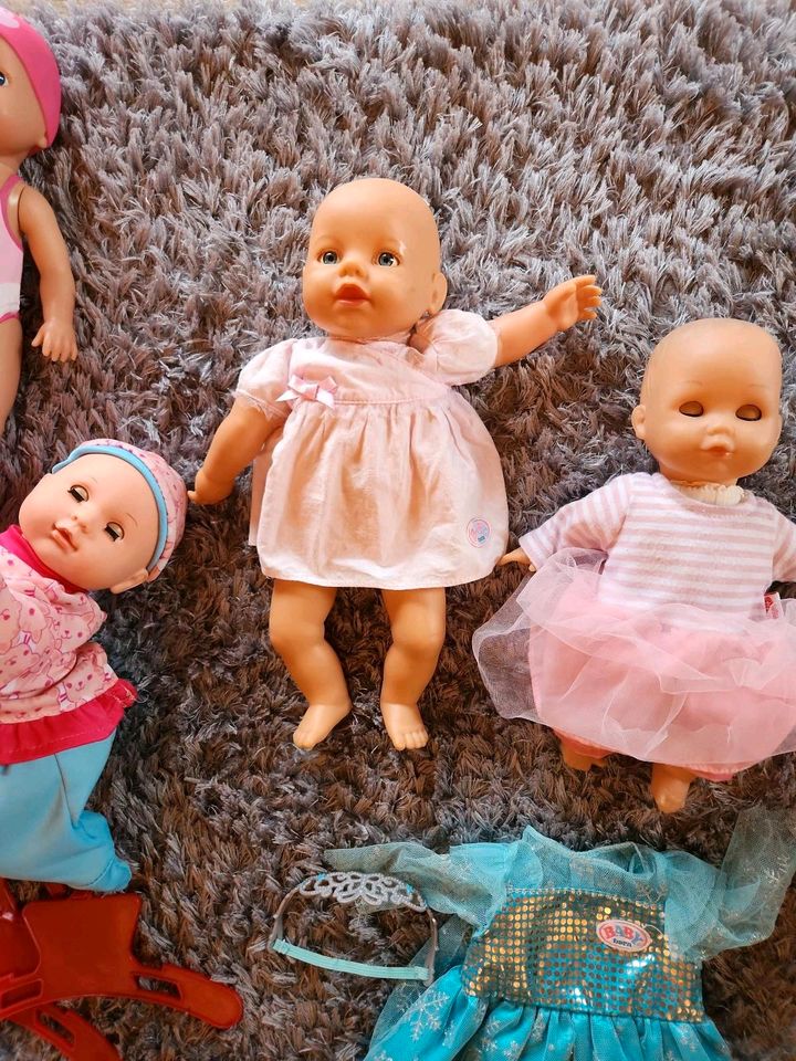 Baby born Annabell Puppen Elsa Anna Kleid Zubehör in Nohfelden