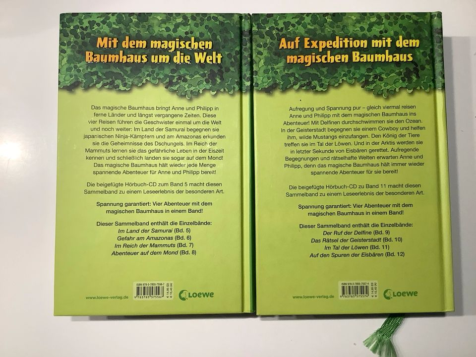 Das magische Baumhaus Bände 5-12 mit CD Ponyhof Liliengrün 1 2 in Mönchengladbach