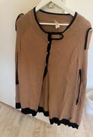 Beiger Strick-Cape-Cardigan mit schwarzem Rand –Atmosphere – Gr.M Thüringen - Jena Vorschau