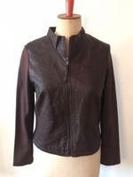 Sandwich Lederjacke Leder Jacke 38 M Bordeaux Lila TOP Nordrhein-Westfalen - Pulheim Vorschau