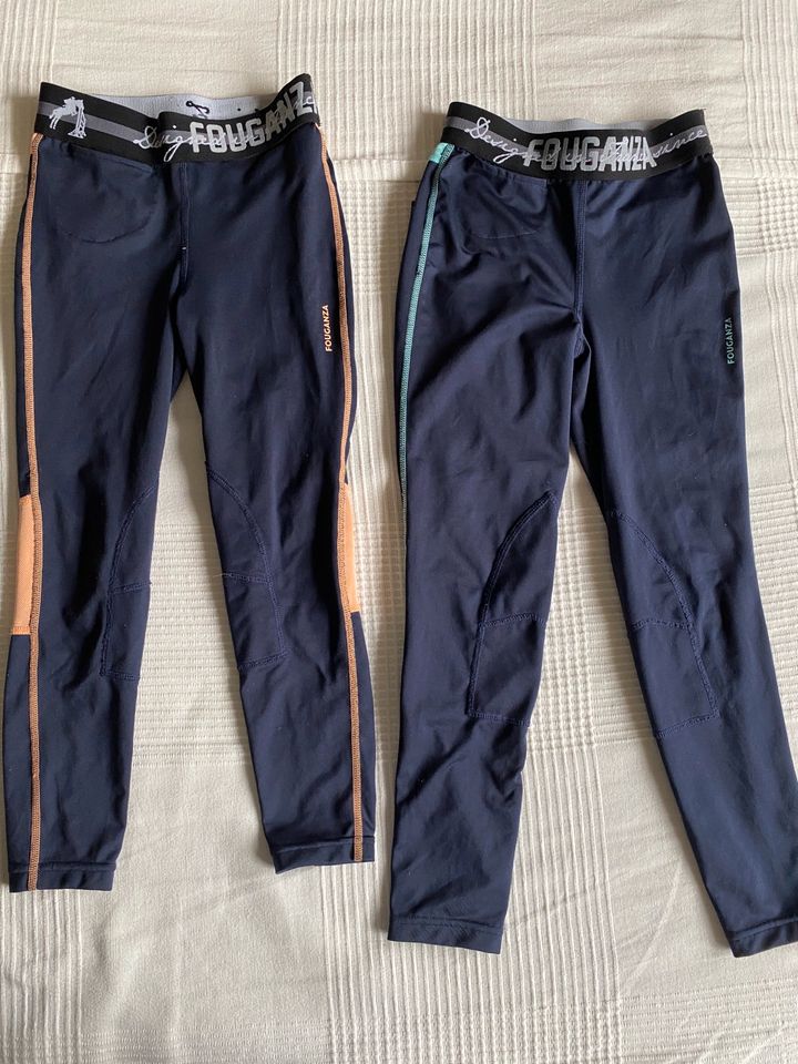 2 Reitleggins /Voltigierhosen 116/128 Decathlon in Harmstorf