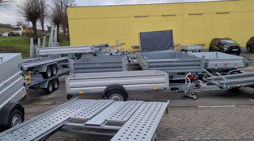 Anhänger mieten leihen 3m Auto Quad Trailer Verleih Vermietung in Leopoldshöhe