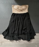 Vera Mont Kleid kurz mit Pailletten, schwarz/gold, Gr. 42 Niedersachsen - Wolfsburg Vorschau