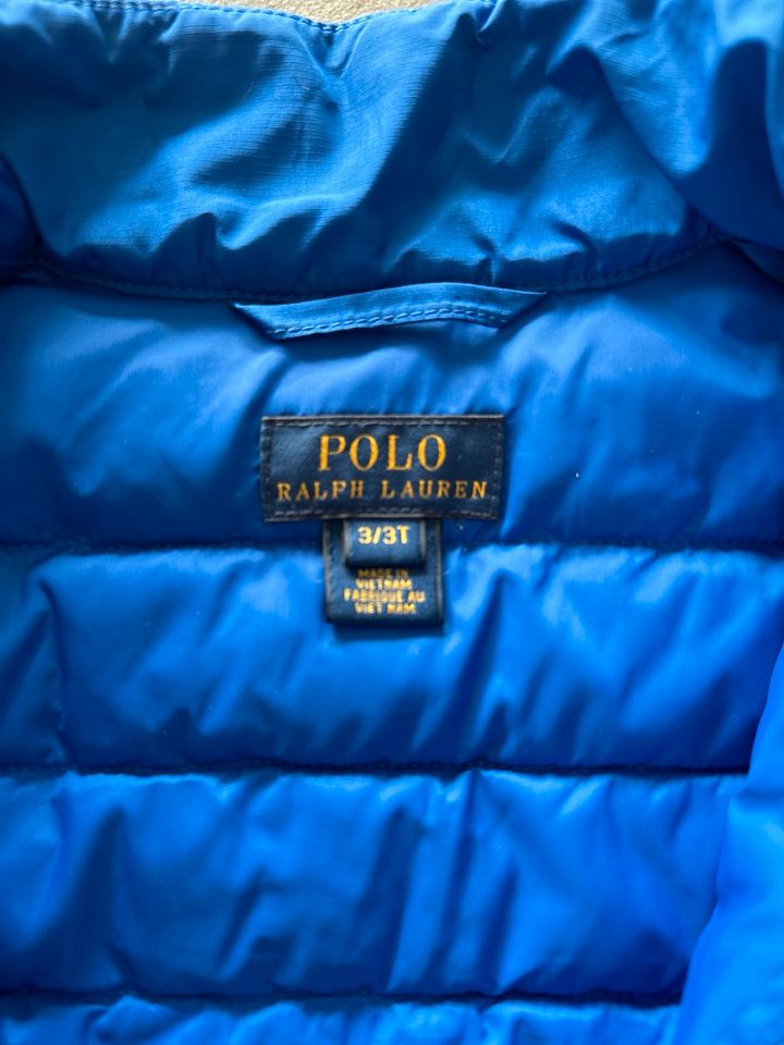 Polo Ralph Lauren Weste, blau, Größe 98-104 in Oberasbach