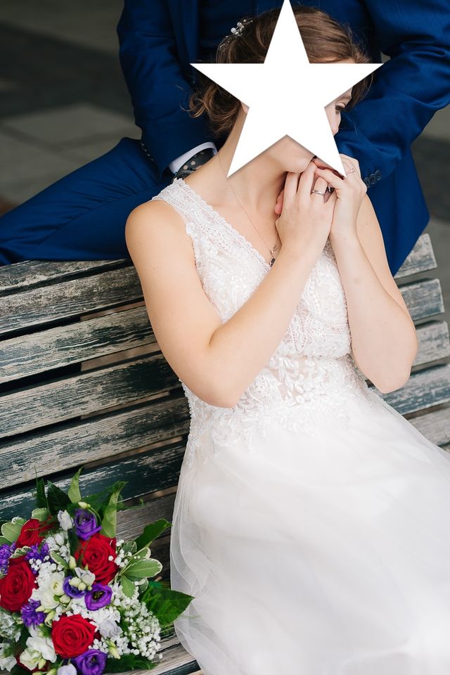 Hochzeitskleid Brautkleid xs mit Spitze in Berlin