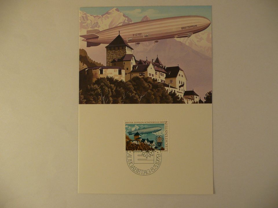 2 Liechtenstein Maximumkarten 1979, Nr. 6 Europa 1979, CEPT in Bamberg
