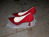 Absatzschuhe Stöckelschuhe high heels pumps rot Lack 8 cm 40 Sachsen - Lichtenberg/Erzgebirge Vorschau