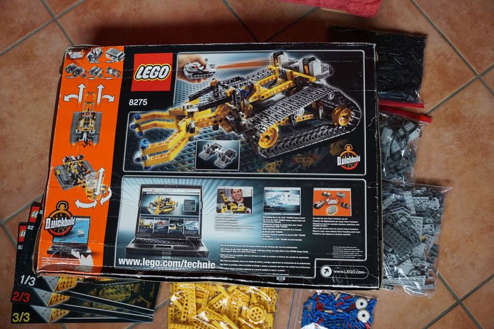 Lego Technic 8275 Bulldozer Raupe RC mit BA + OVP in Fleckeby