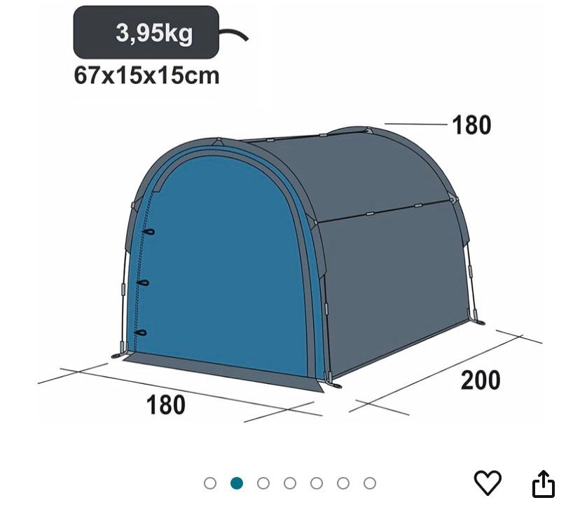 Zelt, Camping Zubehör, Fahrrad Garage in Linnich