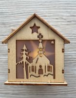 Weihnachten, Krippe, Häuschen, Kirche, LED Stern, Licht, Holz Baden-Württemberg - Waghäusel Vorschau