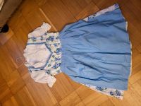 Dirndl Bluse Schürze knielang blau mit Rosen Kr. München - Grasbrunn Vorschau