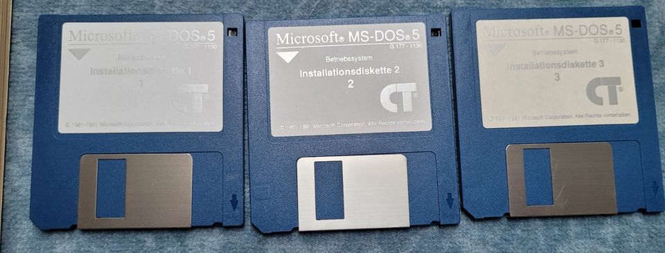 Microsoft MS-DOS 5-Betriebssystem + Benutzerhandbuch in Hanau