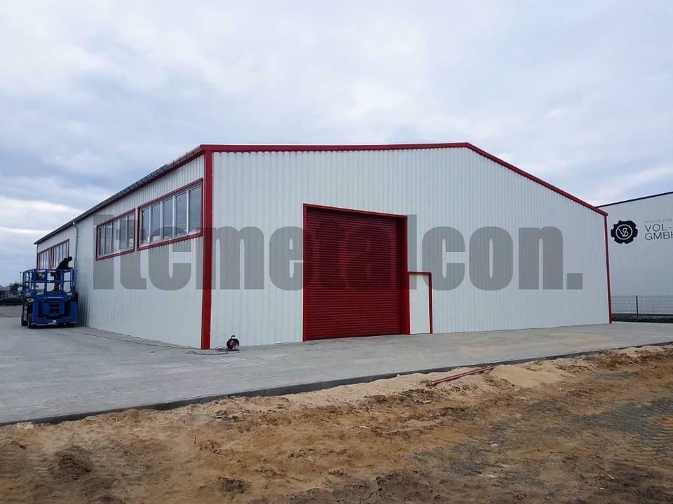 17,5x25x5m Isolierte Stahlhalle - Lagerhalle Produktionshalle NEU in Weil der Stadt