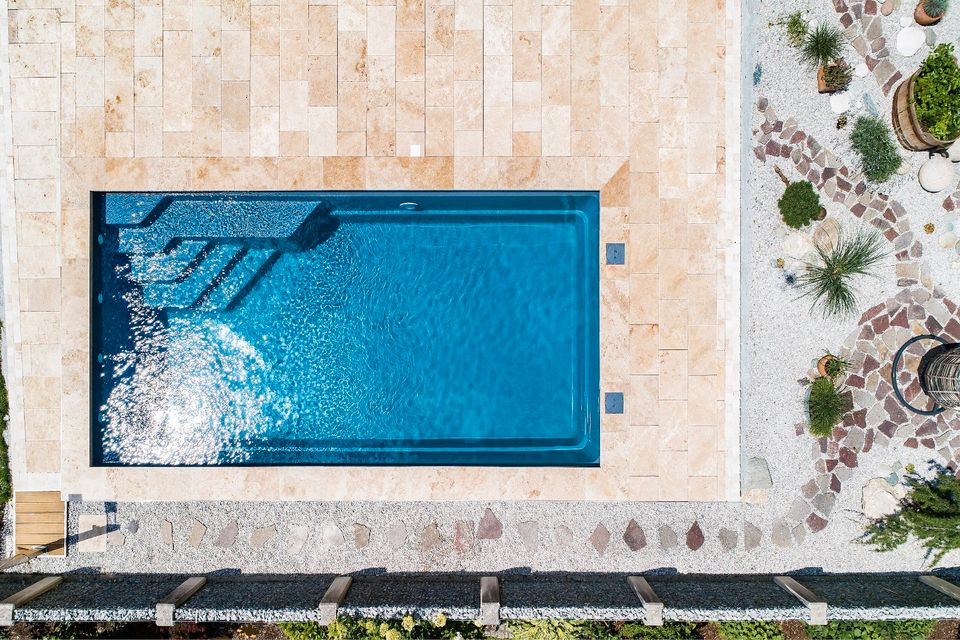 GFK Schwimmbecken OHNE BETON - auch für Selbstbauer - Pool Poolbau Garten GFKpool Montage in ganz Europa in Bergisch Gladbach