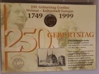 BRD Numisblatt 3/1999, 10 DM  250. Geburtstag J.W.Goethe Weimar Niedersachsen - Westerstede Vorschau