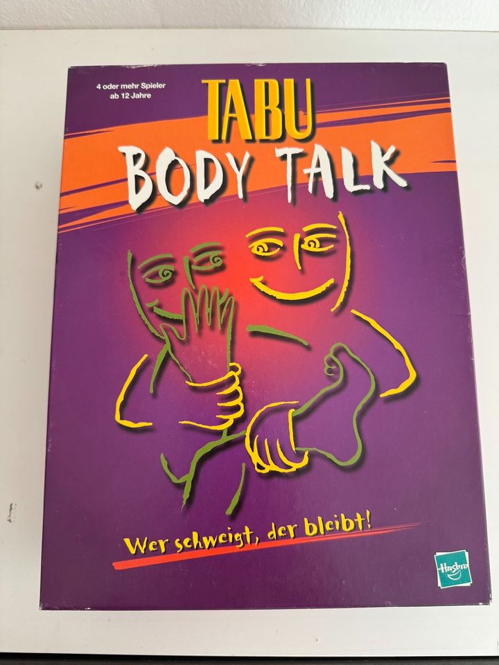 TABU Body Talk Brettspiel Gesellschaftsspiel Pantomime Hasbro in Valley