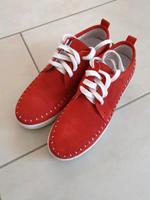 Deerberg Wildleder Schuhe 38 rot Sneaker maritim Schleswig-Holstein - Wees Vorschau