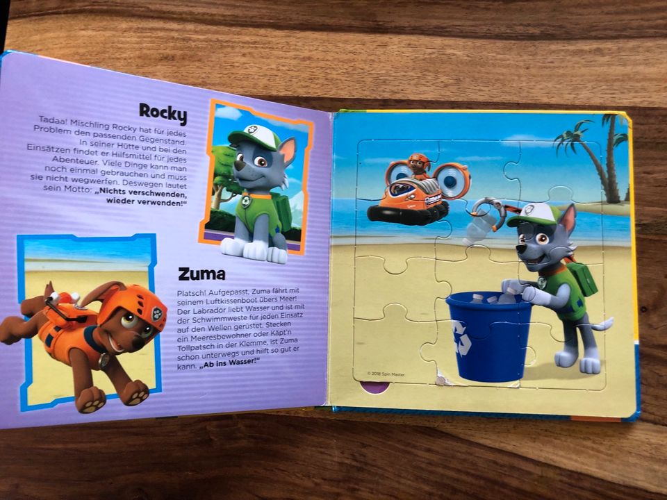 PAW PATROL Puzzle Buch mit 4 Puzzles in Hohenthann