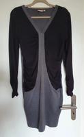Strick Fransa Kleid L 40 schwarz grau langarm casual Niedersachsen - Loxstedt Vorschau