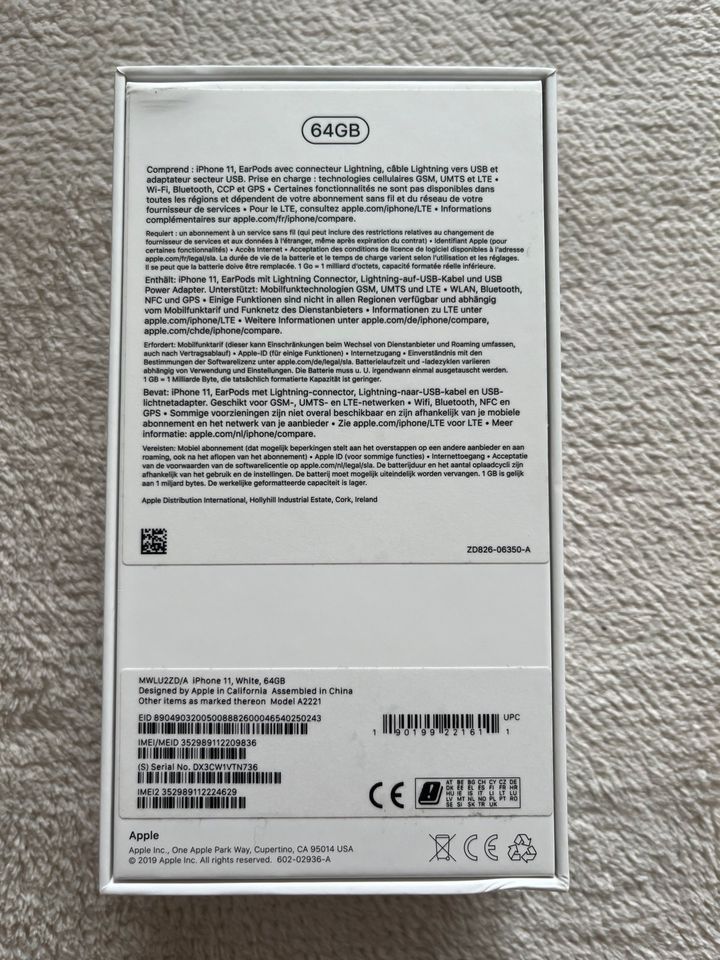 iPhone 11 64 GB weiß in Keltern