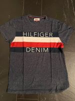 T-Shirt Tommy hilfiger denim Gr. M grau-blau Rundhals Sachsen - Moritzburg Vorschau