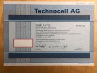 Technocell AG Aktie, historische Aktie Niedersachsen - Seevetal Vorschau