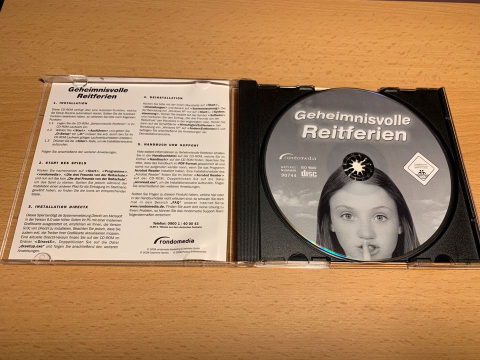 Geheimnisvolle Reiterferien - PC-Spiel in Emskirchen