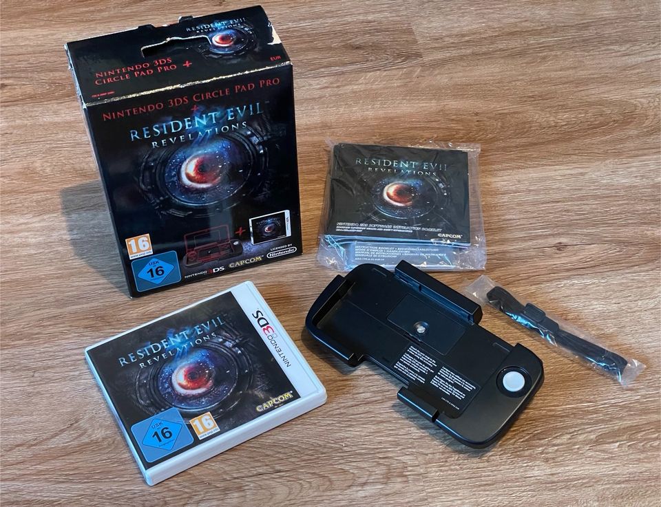 NEU Nintendo 3DS Spiel Resident Evil Revelations + Schiebepad Pro in Niederschönenfeld