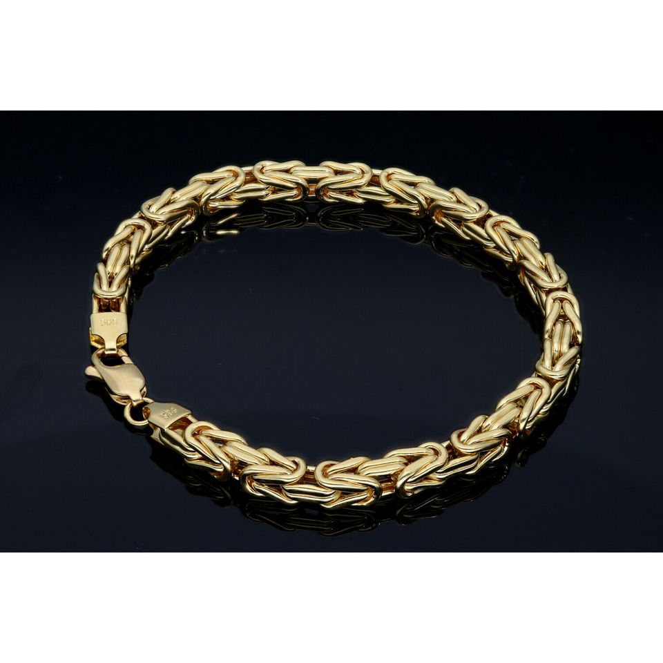 Königsarmband Armband 585 14K ECHT GOLD 23cm 5,5mm DICK Goldarmband NEU Massiv Goldschmuck Schmuck Viele Angebote im Shop sensburg-aurum in Berlin