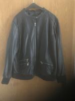 Lederimitat Damenjacke dunkelblau Gr. 50/53 Bayern - Dettelbach Vorschau