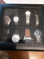 8 Herren Armbanduhren in Uhrenbox Nordrhein-Westfalen - Schalksmühle Vorschau