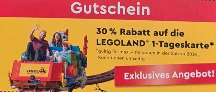 30 % Legoland Coupon / Gutschein / Rabatt / Ticket in Stockheim Oberfr