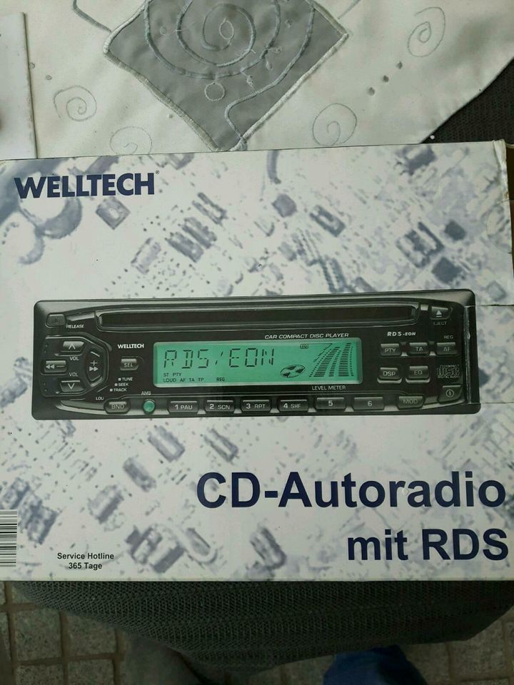 2 × WELLTECH AUTORADIO CD 20206 , OLDTIMER , YOUNGTIMER , CARHIFI in Bretten