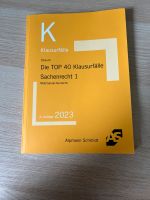 Alpmann Schmidt TOP 40 Klausurfälle Sachenrecht 1 Mobiliarsachen Dortmund - Hombruch Vorschau