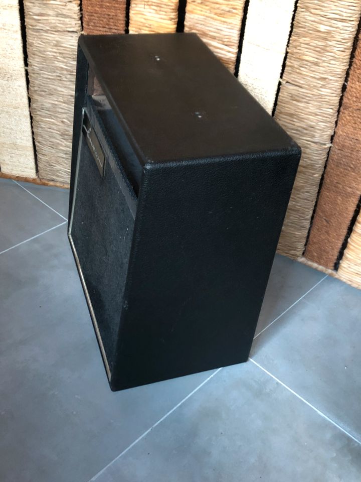 Leergehäuse "luxor" 1x12" speaker mit Amp-Einschub, 70er in Idstein