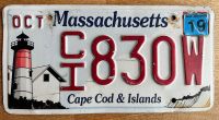 Nummernschild USA Kennzeichen MASSACHUSETTS Cape Cod Leuchturm Nordrhein-Westfalen - Dinslaken Vorschau