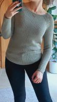 Strickpulli Pulli Pullover Creme weiß oliv grün khaki S M 36 38 Bielefeld - Sennestadt Vorschau