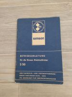 Simson S50 Betriebsanleitung Sachsen - Riesa Vorschau