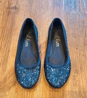 Ballerinas Blau Pailletten s.Oliver Gr.39 Niedersachsen - Uelsen Vorschau