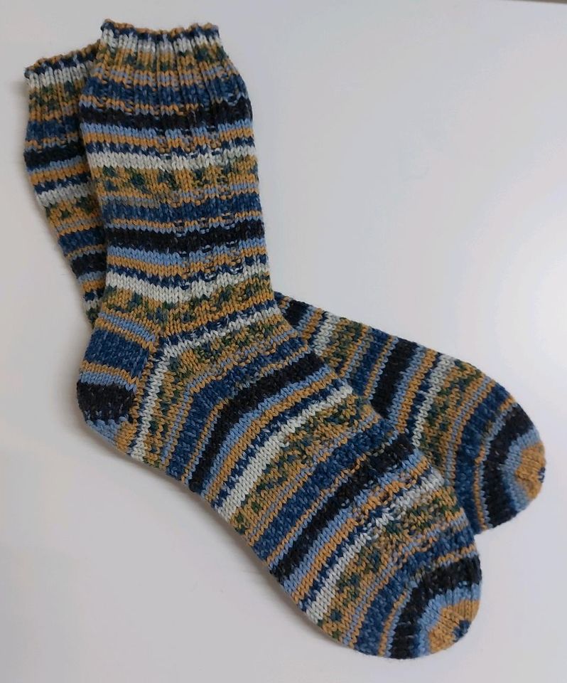 Wollsocken. Gr.45.Gestrickte Socken aus 8- fache Sockenwolle. in Warendorf