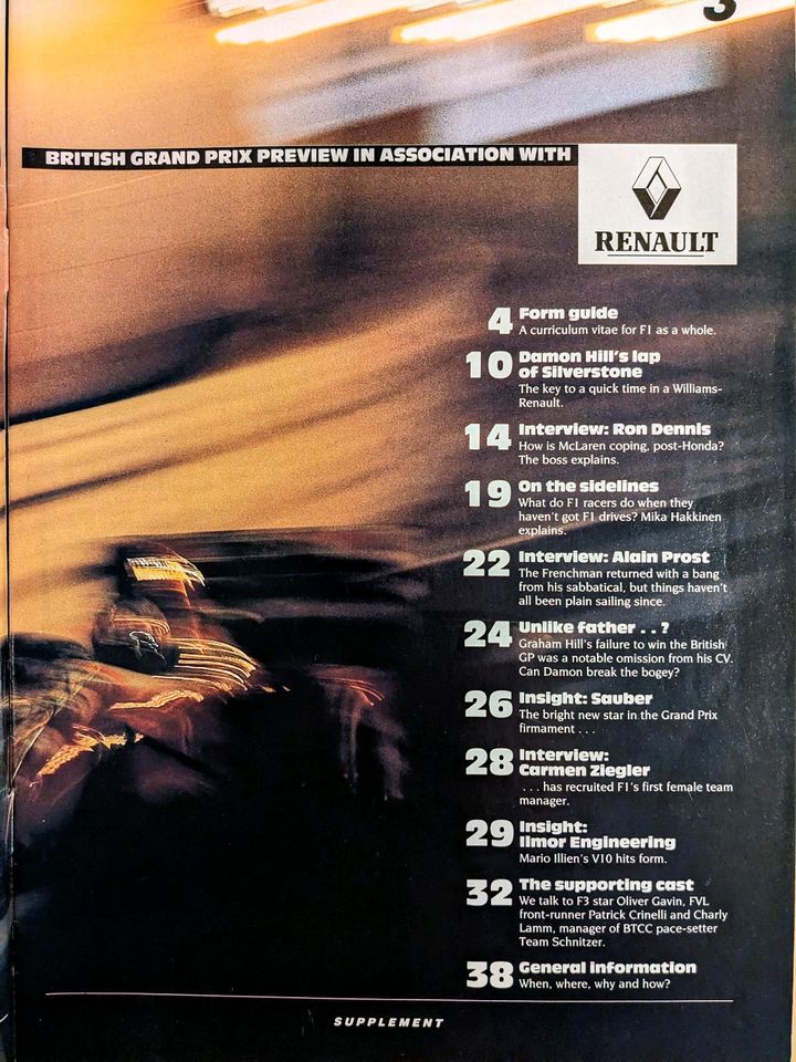 MotorSport Motoring News 1993 in Essen