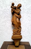 Figur Maria mit Jesuskind, handgeschnitzt aus Holz Rheinland-Pfalz - Bodenheim Vorschau
