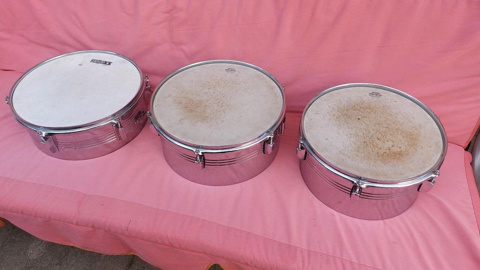 3x Timbales 14" 13" Vintage Latin lateinamerikanische Trommel in Speichersdorf