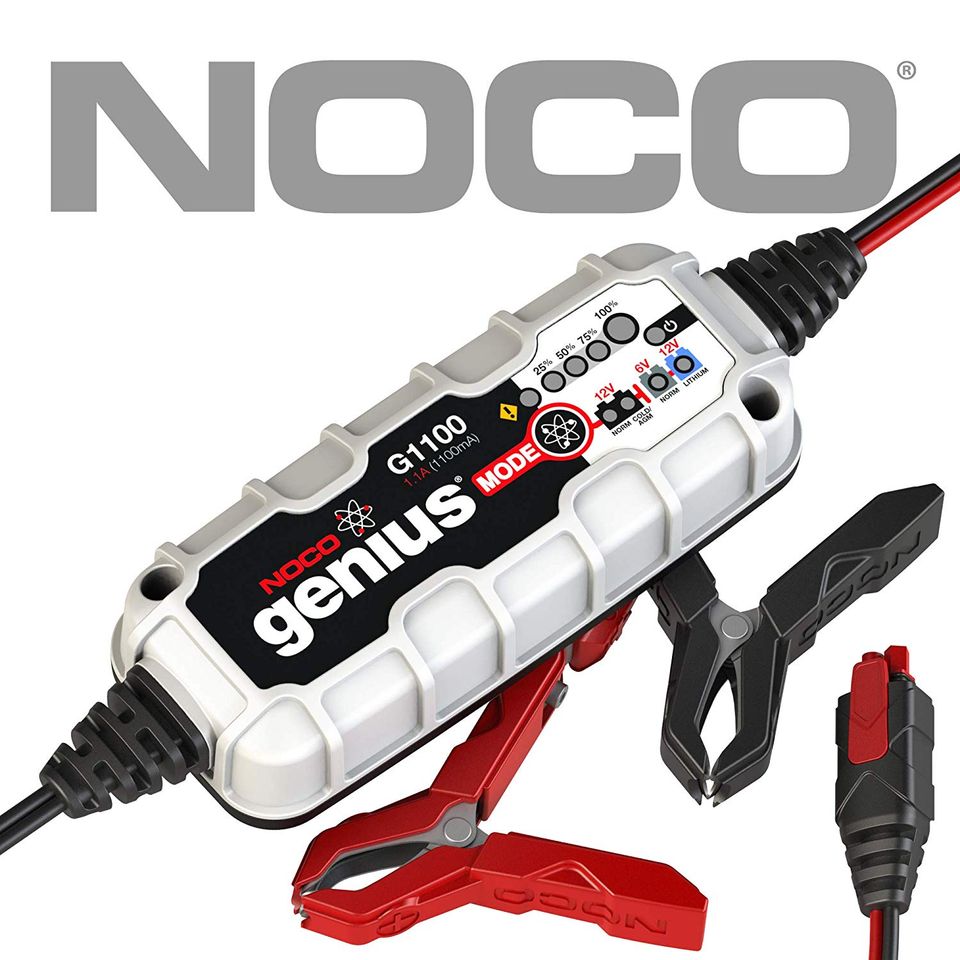 Noco Genius1 EU Multifunktions-Ladegerät 6V/ 12V 1A für Blei- und
