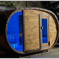 Gartensauna Oval 240x400 Fasssauna Aussensauna Hamburg-Nord - Hamburg Barmbek Vorschau